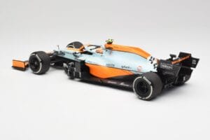 McLaren MCL35M #4 L. Norris Monaco GP 2021 Minichamps 1:18 530212404 Diecast - image 5 of 7