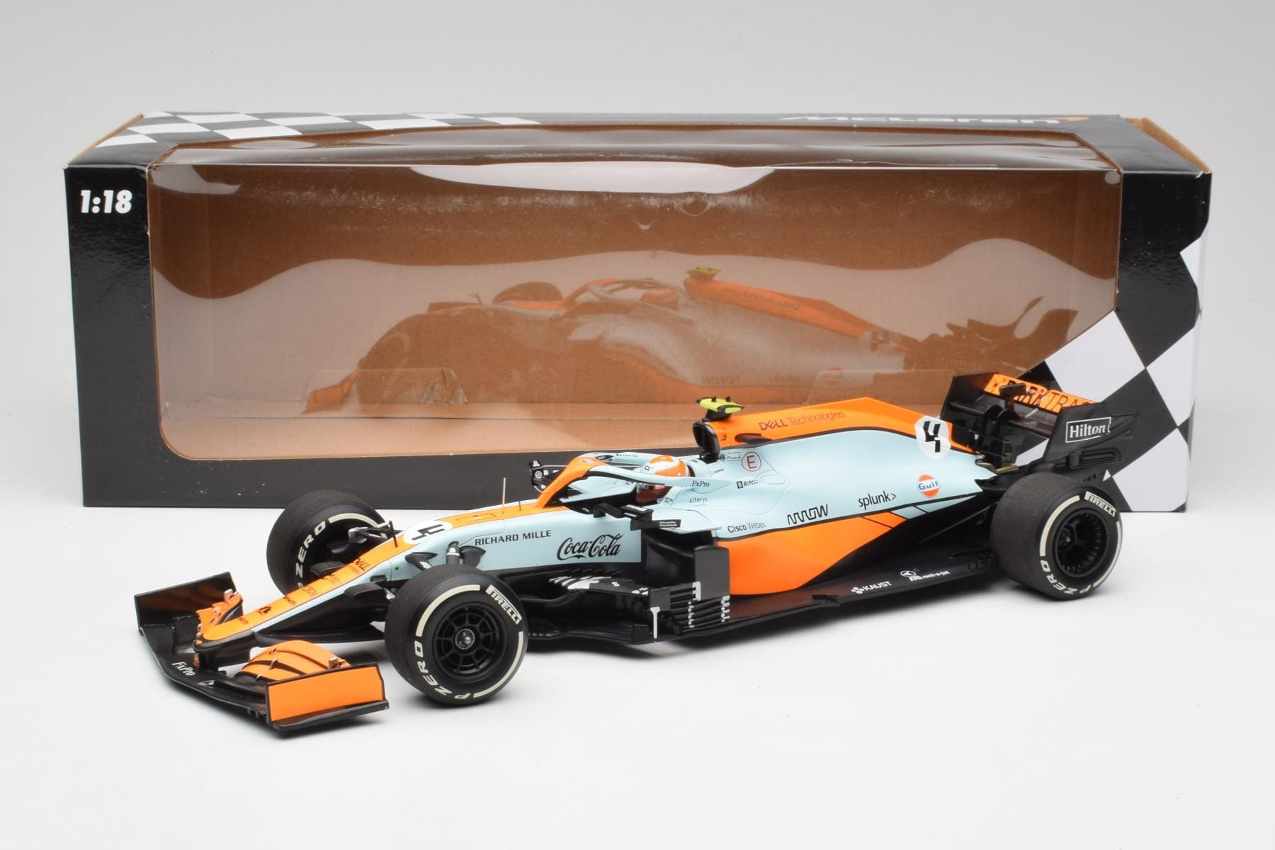 McLaren MCL35M Norris Monaco GP 2021 1:18 Diecast