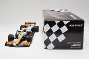 McLaren MCL35M #4 L. Norris Monaco GP 2021 Minichamps 1:18 530212404 Diecast - image 7 of 7
