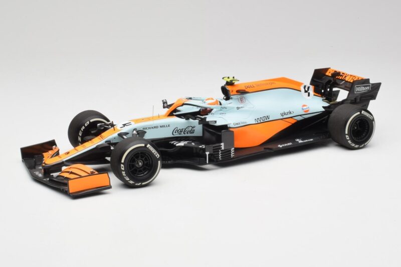 McLaren MCL35M #4 L. Norris Monaco GP 2021 Minichamps 1:18 530212404 Diecast