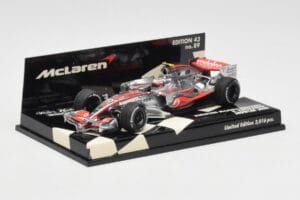 McLaren Mercedes MP4-23 #23 H. Kovalainen Showcar 2008 Minichamps 1:43 530084393 Diecast - image 2 of 5
