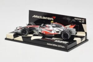 McLaren Mercedes MP4-23 #23 H. Kovalainen Showcar 2008 Minichamps 1:43 530084393 Diecast - image 3 of 5