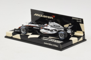 McLaren MP4-20 Mercedes #10 J.P. Montoya British GP Winner F1 2005 Minichamps 1:43 530054320 Diecast - image 3 of 5