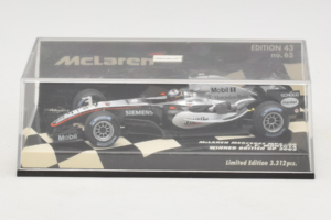 McLaren MP4-20 Mercedes #10 J.P. Montoya British GP Winner F1 2005 Minichamps 1:43 530054320 Diecast - image 4 of 5