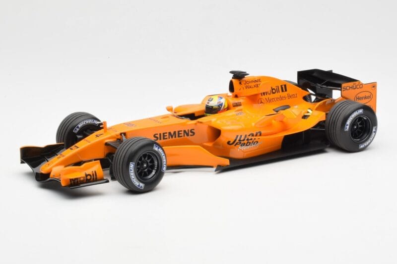 McLaren MP4-21 Mercedes #4 J.P. Montoya Interim Livery 2006 Minichamps 1:18 530061874 Diecast