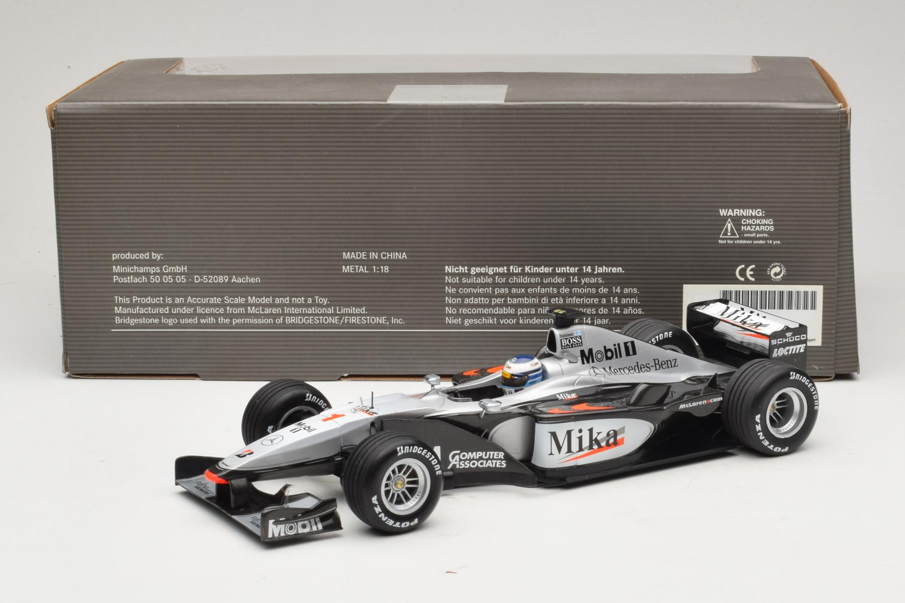 Minichamps McLaren MP4-15 Hakkinen F1 2000 1:18