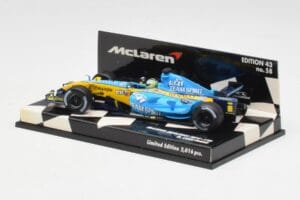 McLaren MP4-19B #5 D. Coulthard F1 2004 Minichamps 1:43 530044315 Diecast - image 2 of 5