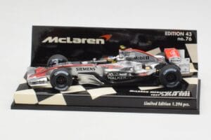 McLaren MP4-21 P. de la Rosa Test 2006 Minichamps 1:43 530064343 Diecast