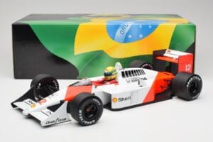 McLaren Honda MP4/4 Marlboro #12 A. Senna F1 World Champion 1988 Minichamps 1:12 540881212 Diecast - image 6 of 6