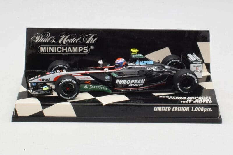 Minardi Cosworth PS03 M. Bobbi Test Car 2003 Minichamps 1:43 400030039 Diecast