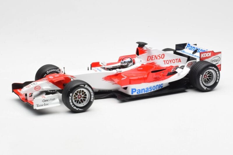 Toyota TF106 Panasonic Toyota Racing J. Trulli F1 Presentation 2006 Minichamps 1:18 AM59554H Diecast