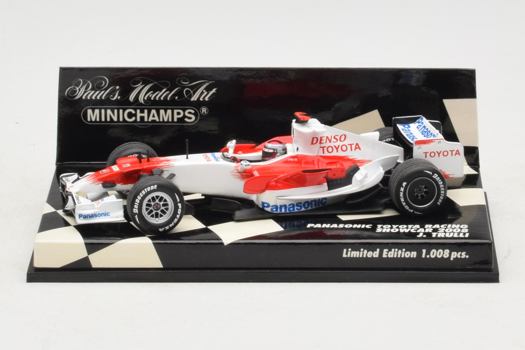 Minichamps Toyota TF108 1:43 J. Trulli Showcar 2008