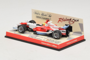 Panasonic Toyota Racing TF107 R. Schumacher F1 Showcar 2007 Minichamps 1:43 403070081 Diecast - image 3 of 5