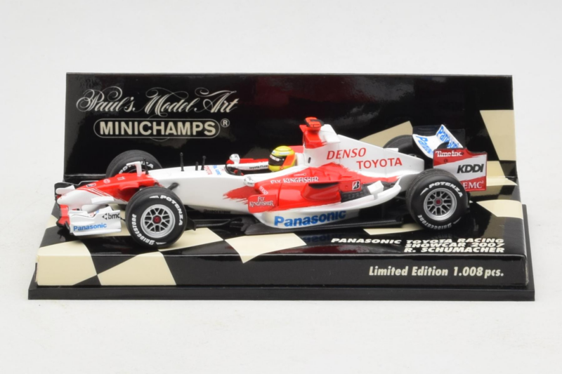 Toyota TF107 Panasonic #11 R. Schumacher Panasonic Toyota Racing Showcar 2007 Minichamps 1:43 Toyota TF107 Panasonic #11 R. Schumacher Panasonic Toyota Racing Showcar 2007 Minichamps 1:43 400070081 Diecast