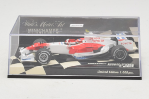 Toyota T. Glock Panasonic Toyota Racing Showcar F1 2008 Minichamps 1:43 400080082 Diecast - image 5 of 5