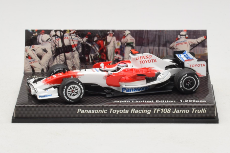 Toyota TF108 #12 J. Trulli Panasonic Toyota Racing F1 2008 Minichamps 1:43 Toyota TF108 #12 J. Trulli Panasonic Toyota Racing F1 2008 Minichamps 1:43 AM61151 Diecast