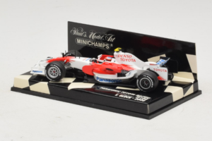 Toyota TF108 #11 T. Glock Panasonic Toyota Racing F1 2008 Minichamps 1:43 400080012 Diecast - image 3 of 5