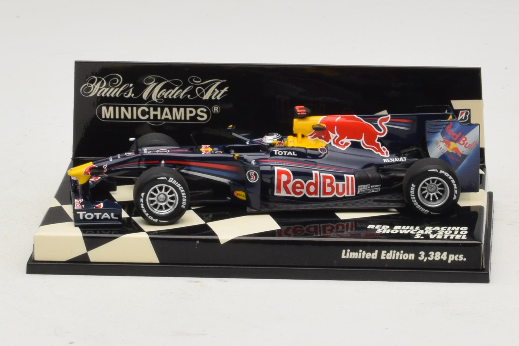 Red Bull Racing RB6 S. Vettel F1 Showcar 2010 Minichamps 1:43