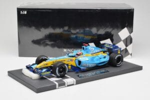Renault F1 Team R25 #5 F. Alonso 3rd Place Brazil GP 2005 World Champion Minichamps 1:18 117051705 Diecast - image 7 of 7