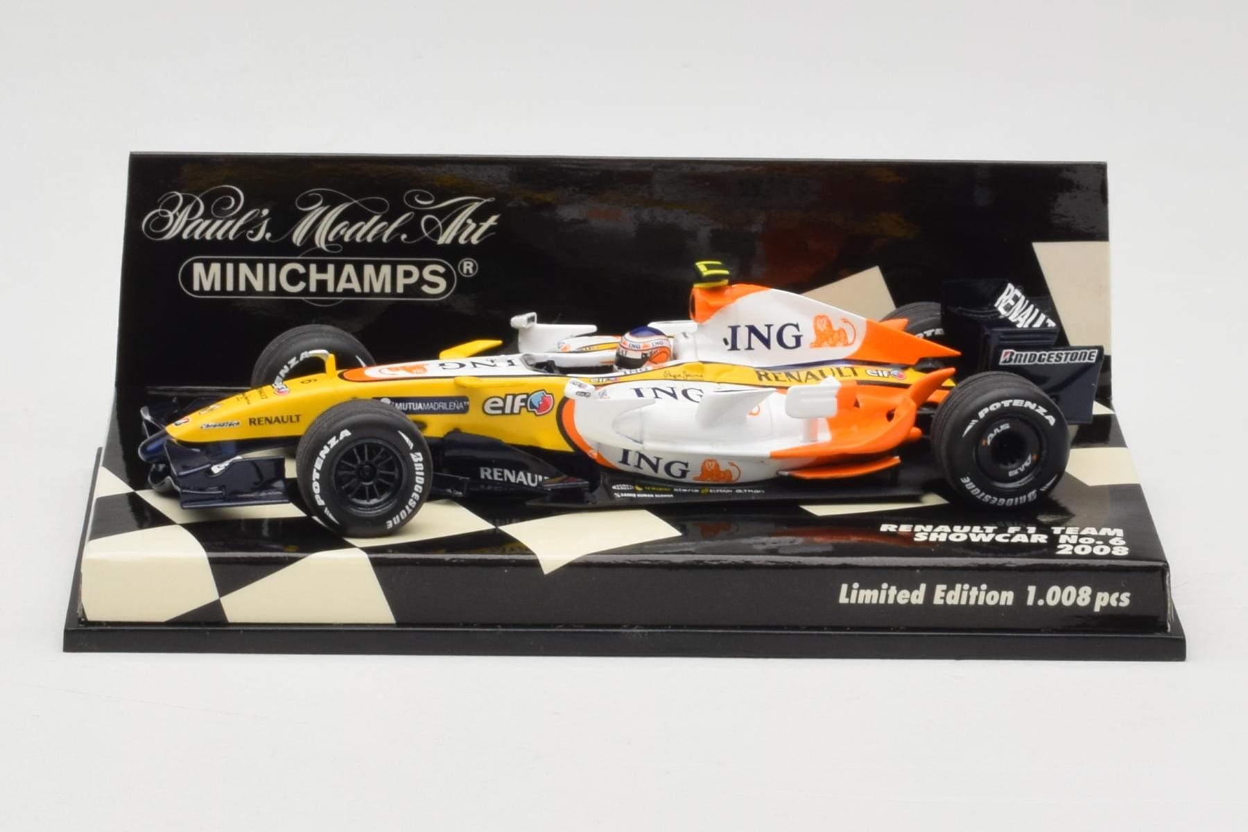 Minichamps Renault R28 Showcar 2008 1:43 Diecast