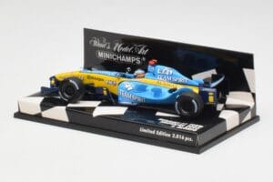 Renault R25 F. Alonso F1 World Champion Showcar 2005 Minichamps 1:43 400050075 Diecast - image 2 of 5
