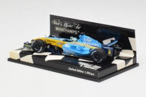 Renault R26 G. Fisichella Showcar F1 2006 Minichamps 1:43 400060072 Diecast - image 2 of 5
