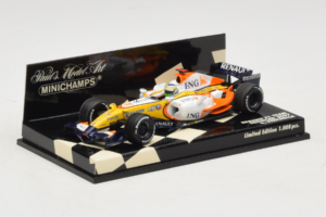 Renault R27 #3 G. Fisichella Renault F1 Team Showcar 2007 Minichamps 1:43 400070073 Diecast - image 2 of 5