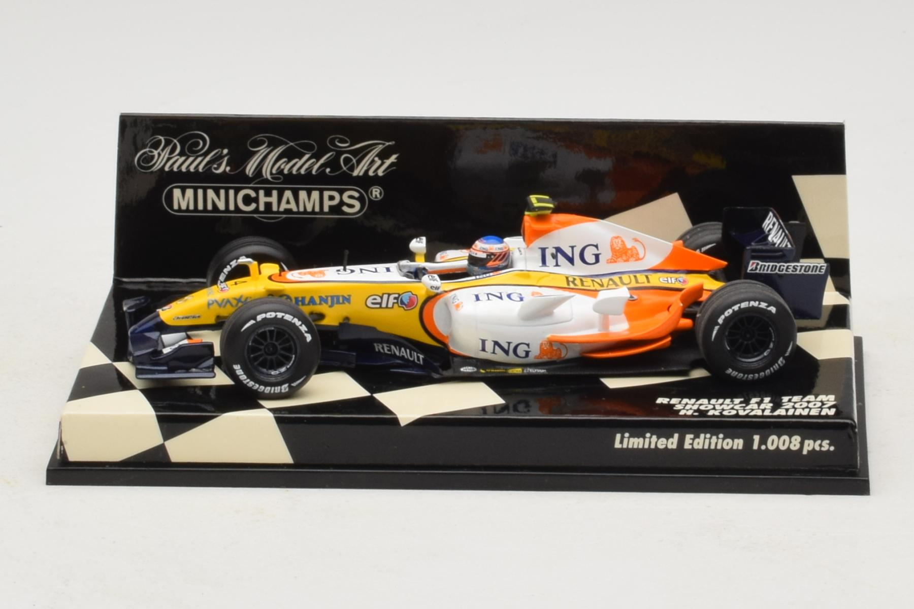 Minichamps Renault R27 Kovalainen 2007 F1 Showcar Model