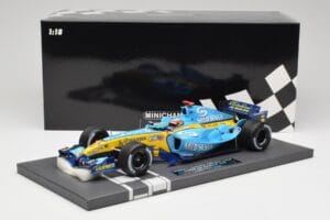 Renault R25 #5 F. Alonso San Marino GP Winner 2005 Minichamps 1:18 117050405 Resin - image 7 of 7