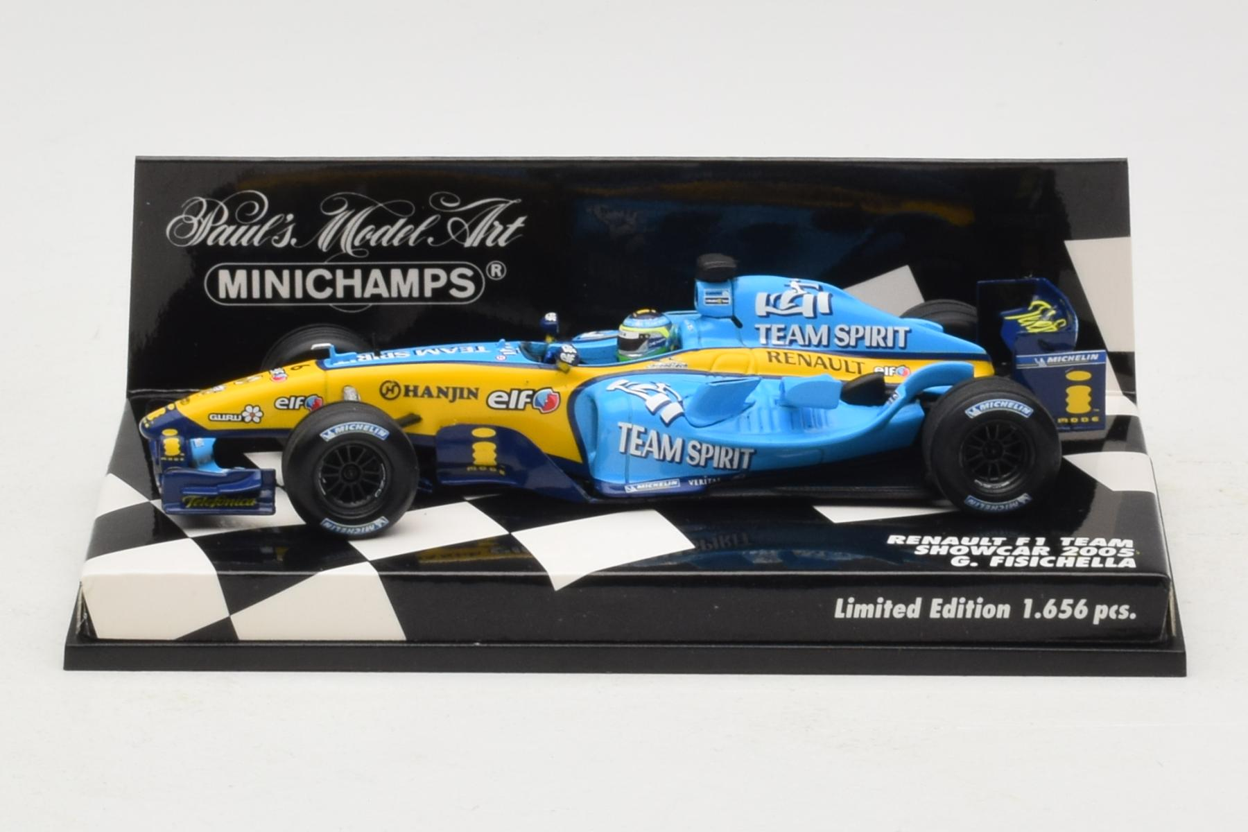 ミニカー MINICHAMPS Renault F1 Showcar 2005 Minichamps Renault R25 1:43 Fisichella Showcar 2005