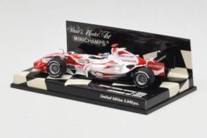 Super Aguri Honda SA06 #22 T. Sato Japanese GP 2006 Minichamps 1:43 400060122 Diecast - image 3 of 5
