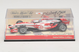 Super Aguri SA07 T. Sato F1 Showcar 2007 Minichamps 1:43 403080092 Diecast - image 5 of 5