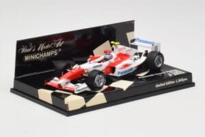 Toyota TF104 Panasonic Racing #0 R. Zonta 3rd Driver 2004 Minichamps 1:43 400040038 Diecast - image 2 of 5