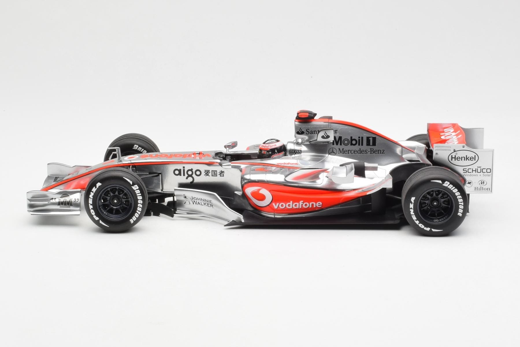 McLaren MP4-22 Mercedes #1 F. Alonso Showcar 2007 Minichamps 1:18