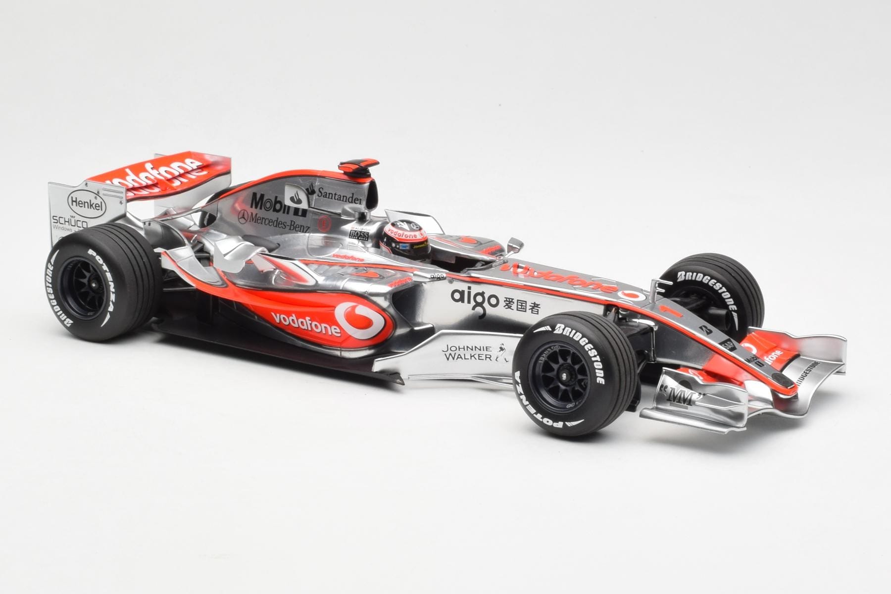 McLaren MP4-22 Mercedes #1 F. Alonso Showcar 2007 Minichamps 1:18