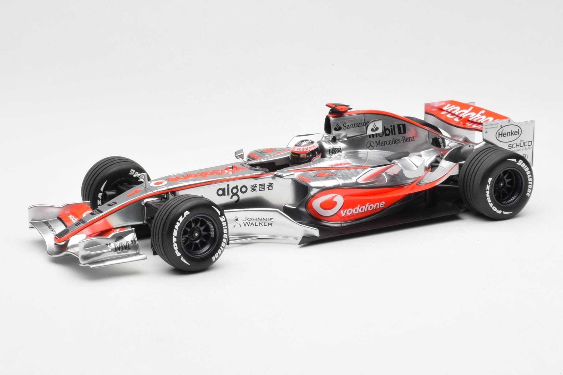McLaren MP4-22 Mercedes #1 F. Alonso Showcar 2007 Minichamps 1:18