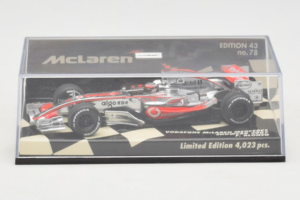 McLaren MP4-22 Mercedes #1 F. Alonso Vodafone McLaren Showcar F1 2007 Minichamps 1:43 530074371 Diecast - image 4 of 5