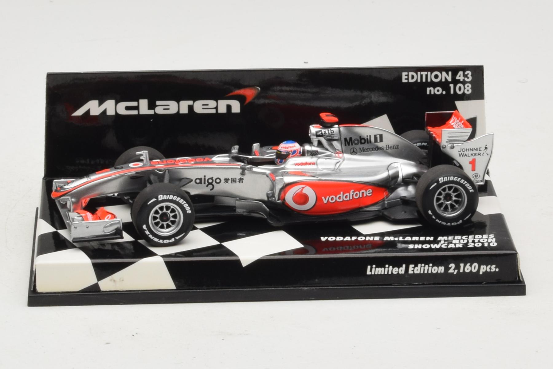 Minichamps McLaren MP4-25 Button Showcar 1:43