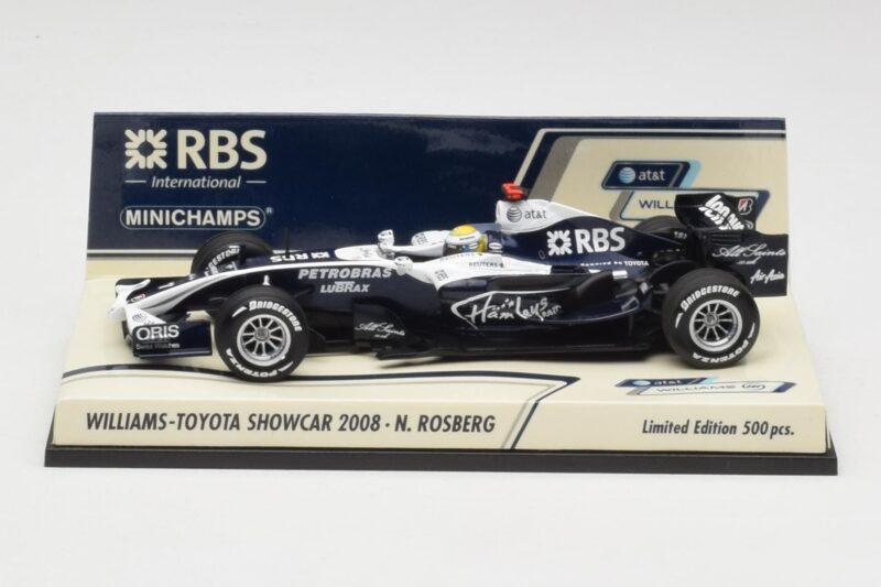 Williams FW30 N. Rosberg F1 Showcar 2008 Minichamps 1:43 Williams FW30 N. Rosberg F1 Showcar 2008 Minichamps 1:43 403080077 Diecast
