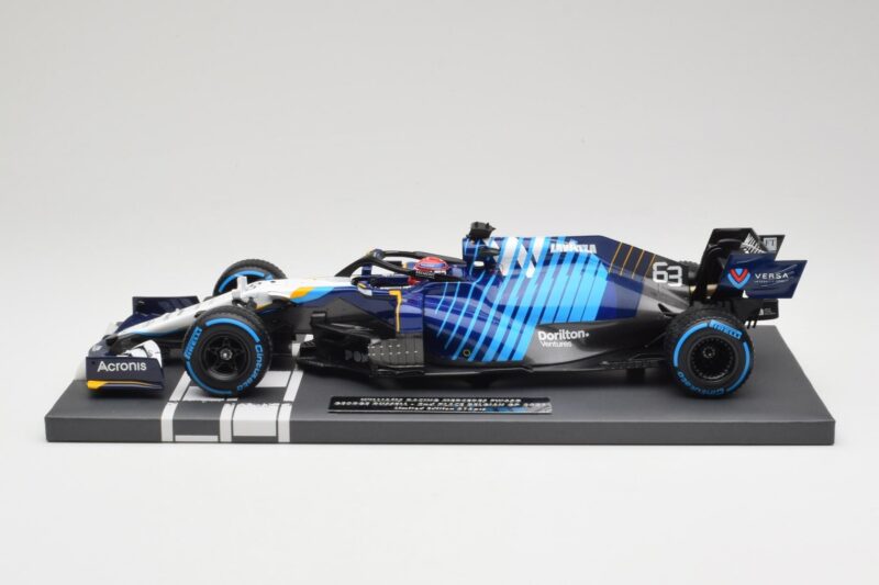 Williams FW43B Mercedes #63 G. Russell Belgian GP 2021 Minichamps 1:18 117211363 Resin