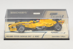 Williams FW29 Toyota A. Wurz Williams F1 Team Showcar 2007 Minichamps 1:43 400070087 Diecast - image 4 of 5