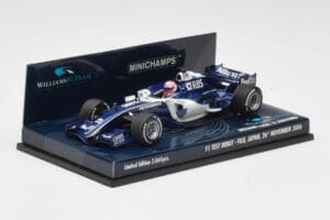 Williams FW28 Toyota K. Nakajima F1 Test Debut 2006 Minichamps 1:43 400060135 Diecast - image 2 of 6