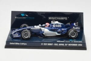 Williams FW28 Toyota K. Nakajima F1 Test Debut 2006 Minichamps 1:43 400060135 Diecast - image 3 of 6