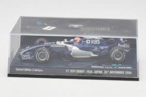 Williams FW28 Toyota K. Nakajima F1 Test Debut 2006 Minichamps 1:43 400060135 Diecast - image 6 of 6