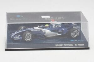 Williams FW28 Toyota #7 M. Webber F1 2006 Minichamps 1:43 400060009 Diecast - image 5 of 5