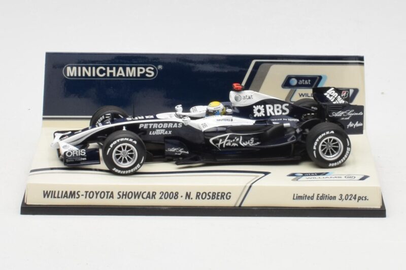 Williams FW30 Toyota Showcar #16 N. Rosberg F1 2008 Minichamps 1:43 Williams FW30 Toyota Showcar #16 N. Rosberg F1 2008 Minichamps 1:43 400080077 Diecast