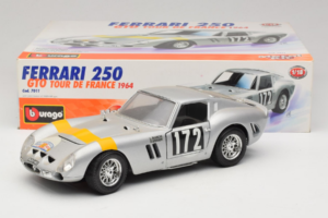 Ferrari 250 GTO #172 Tour de France 1964 Bburago 1:18 7011 Diecast - image 8 of 8