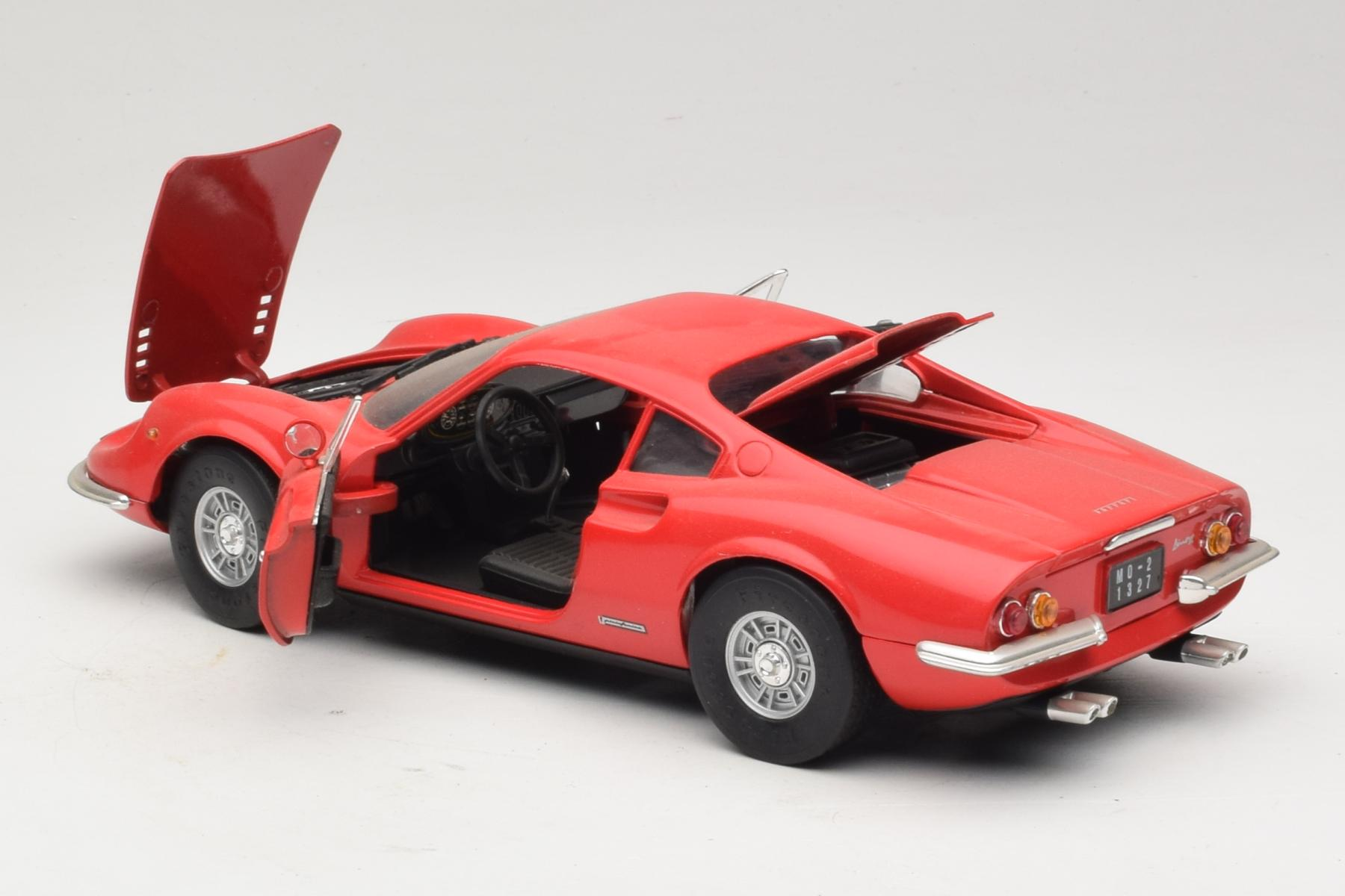 Anson Ferrari Dino 246GT 1:18 ミニカー Anson Ferrari Dino 246 GT 1:18 Diecast Red