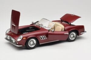 Ferrari 250 GT California Spider LWB Maroon Red Hot Wheels 1:18 25727 Diecast - image 2 of 8