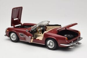 Ferrari 250 GT California Spider LWB Maroon Red Hot Wheels 1:18 25727 Diecast - image 5 of 8